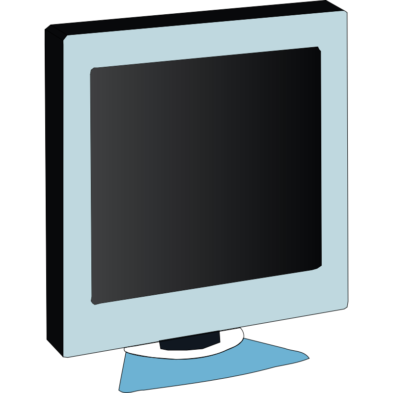 Clipart - monitor LCD