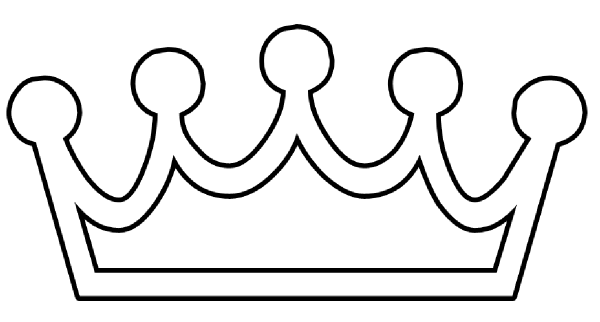 Crown Outline Clip Art at Clker.com - vector clip art online ...