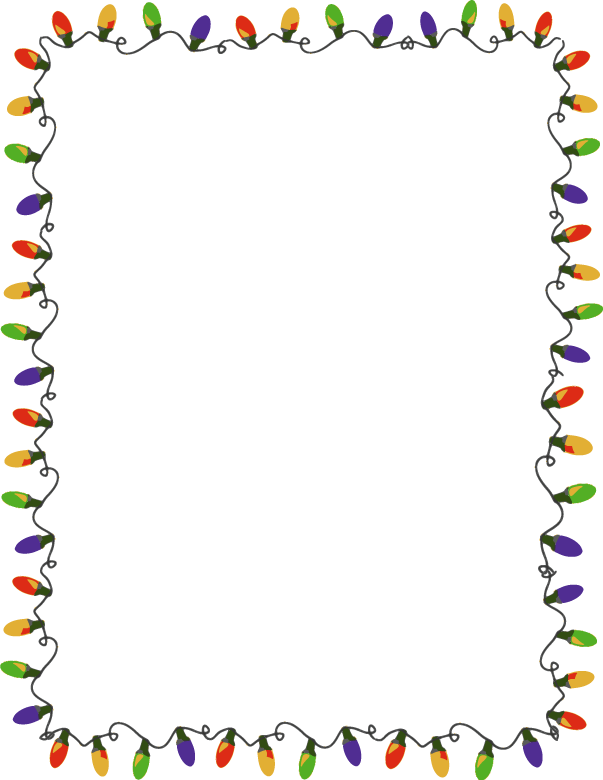 Christmas Lights Clip Art Borders | quotes.