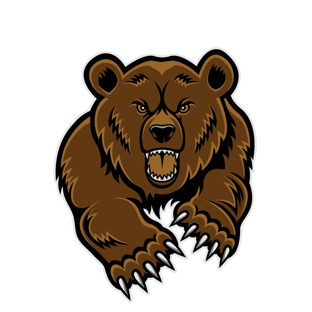 Images For > Angry Grizzly Bear Clipart
