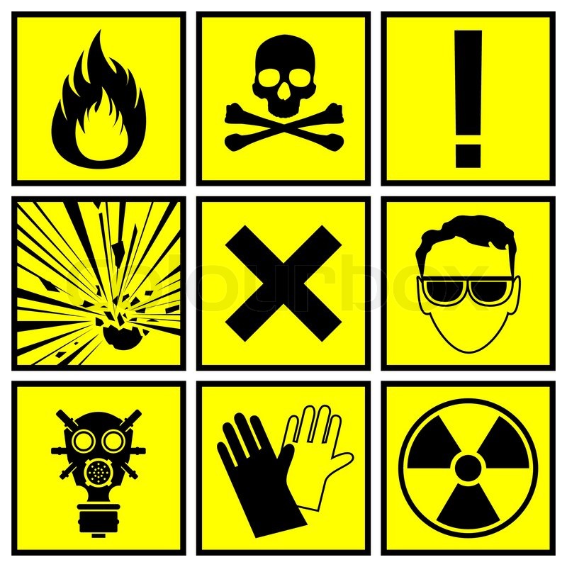 Grafiken von 'Icons warning of danger'