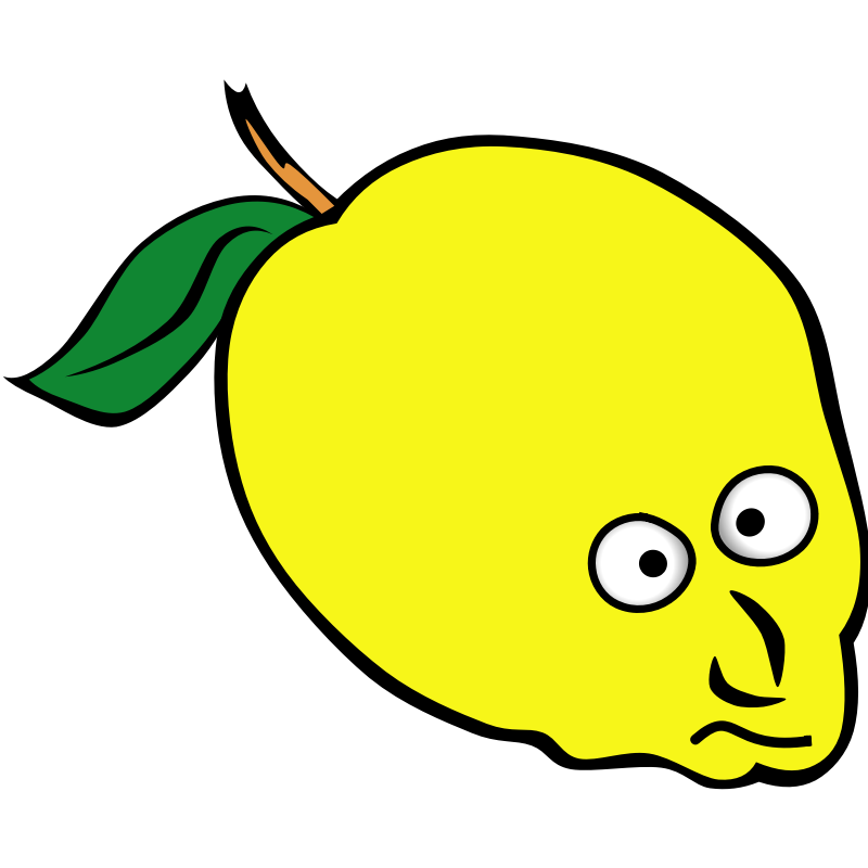 Clipart - cartoon lemon