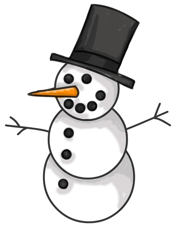 snowman clipart | snowman | Pinterest