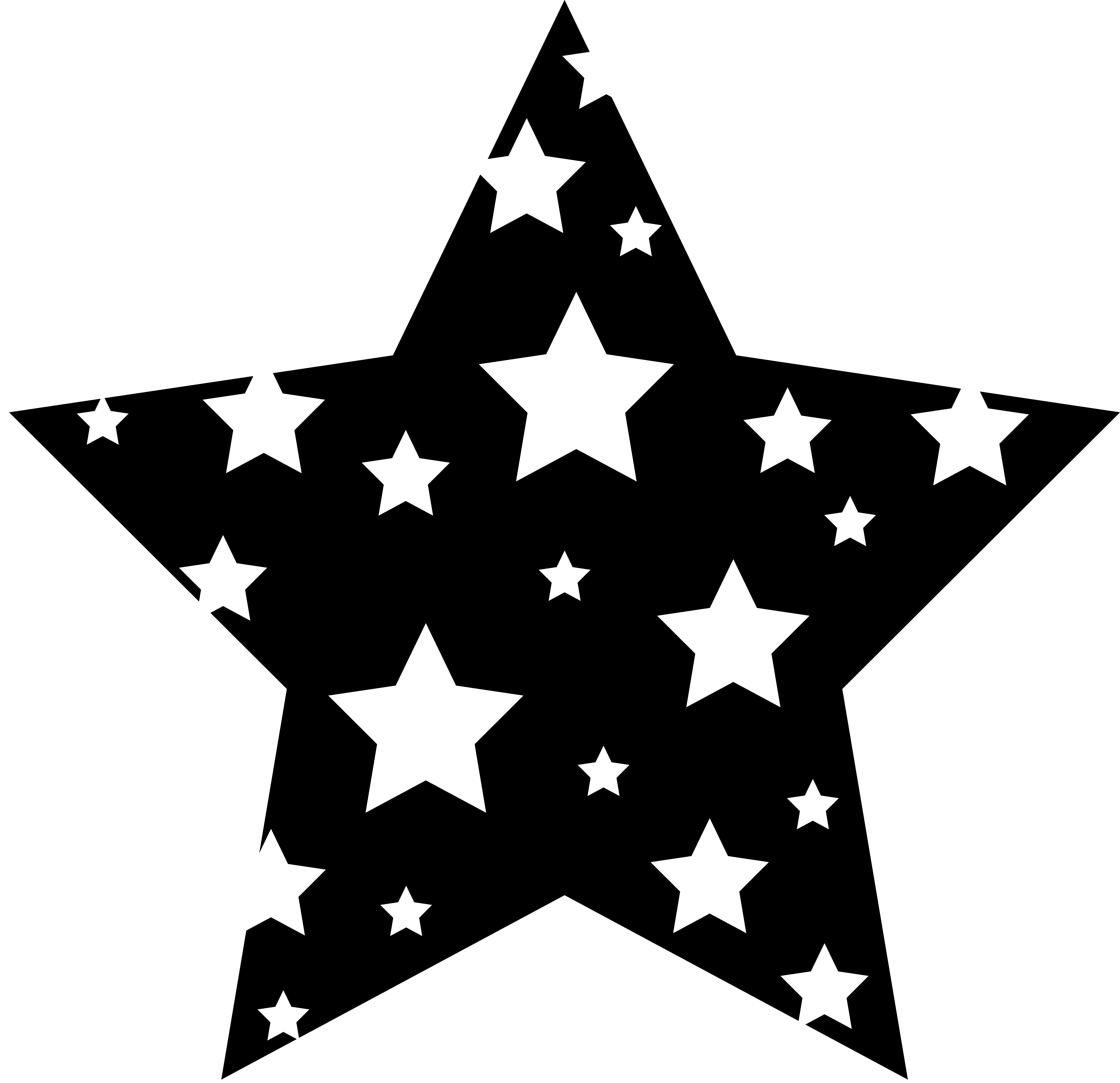 Clip Art Stars Black And White | Clipart Panda - Free Clipart Images
