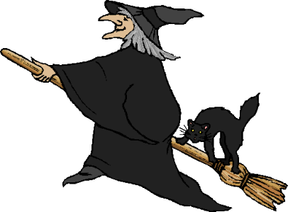 Witch Clipart Black And White | Clipart Panda - Free Clipart Images