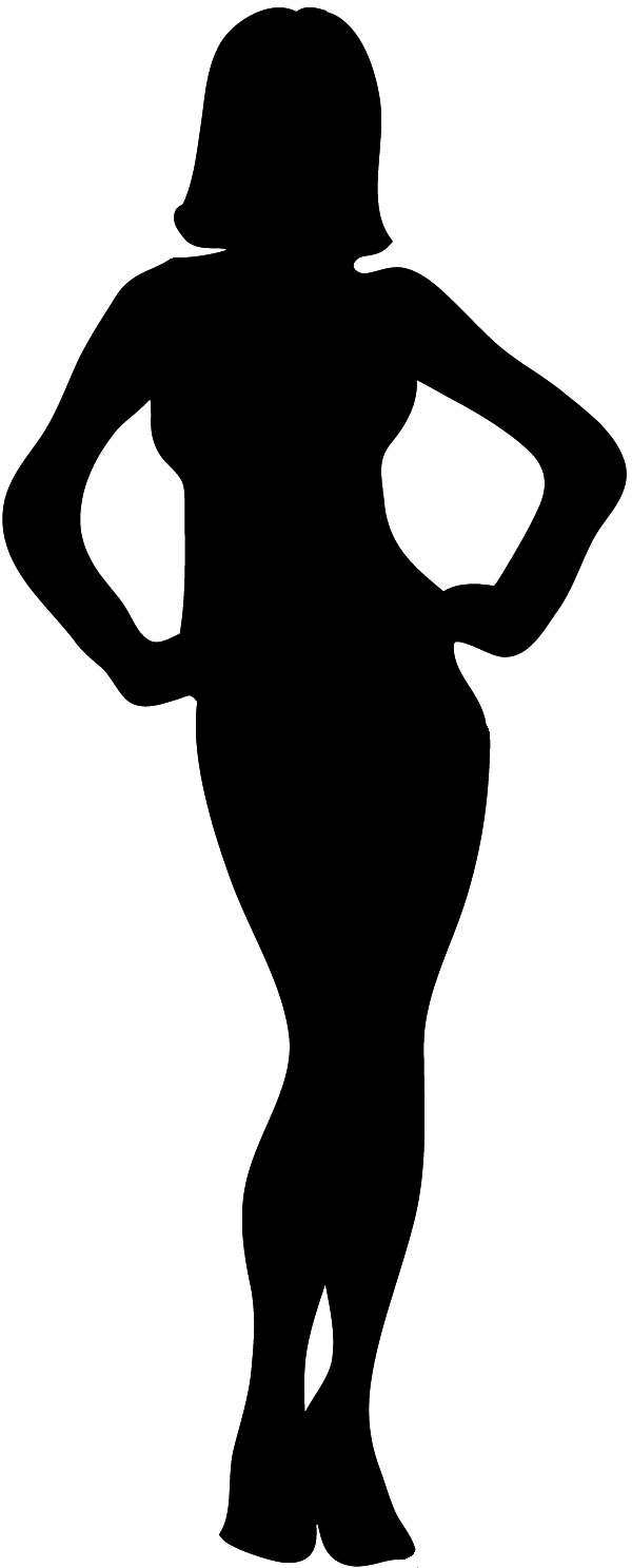 Silhouettes Woman - Cliparts.co