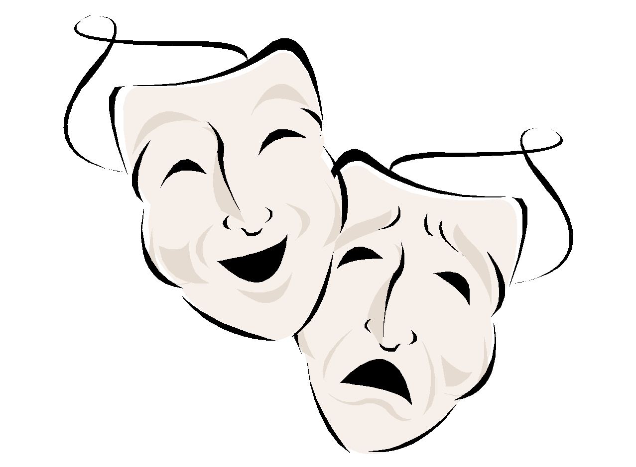 Drama Masks Drawings