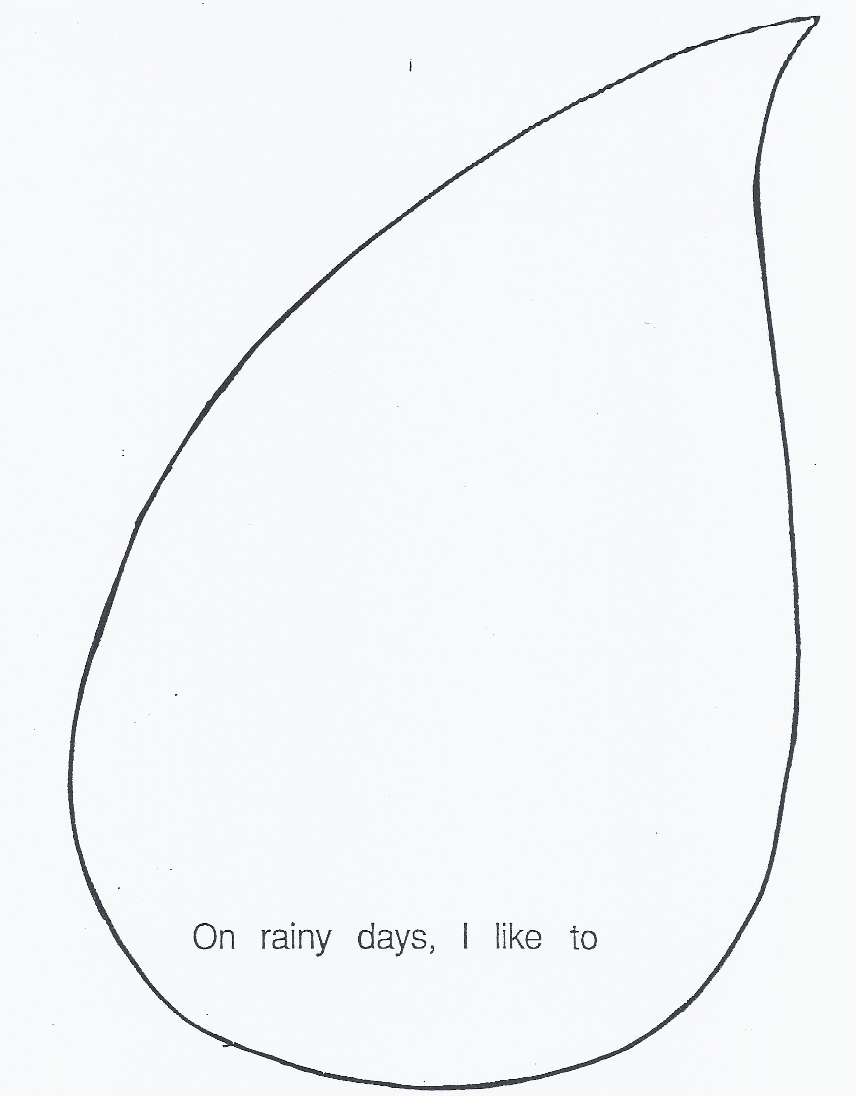 Images For > Raindrops Clipart