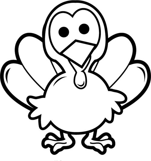 Thanksgiving Clip Art Black and White | Free Internet Pictures