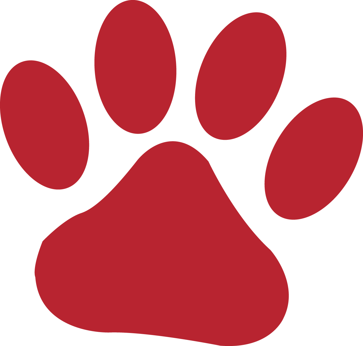 Images For > Red Dog Paw Clipart