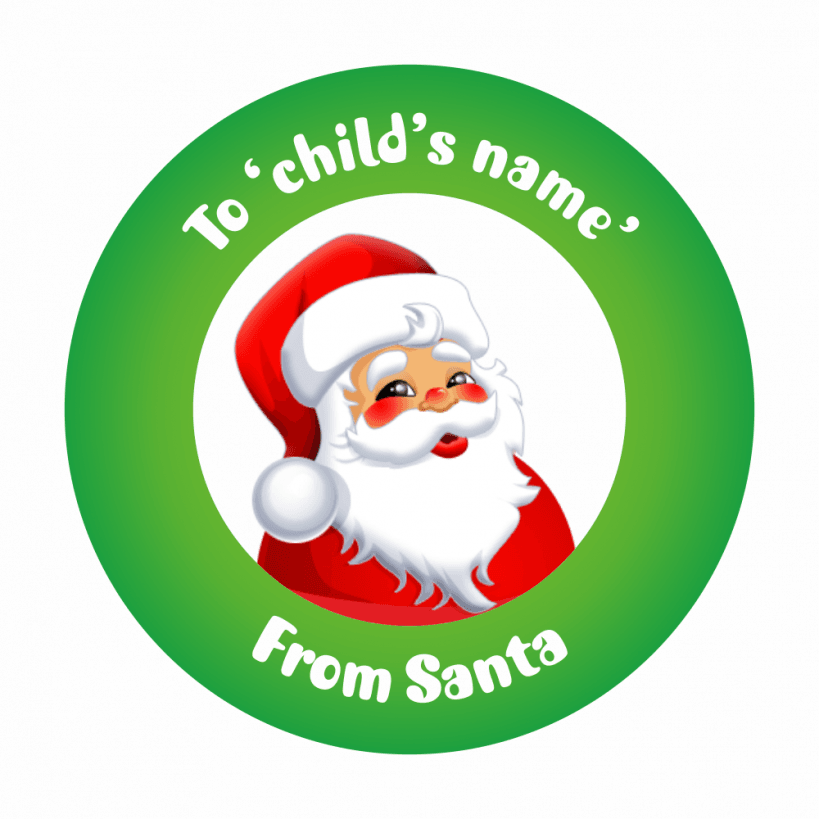 From Santa Christmas Present Sticker Design 1 | School Stickers ...