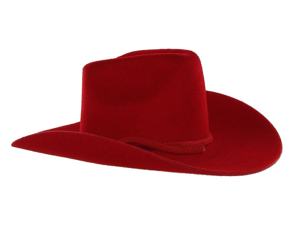 Tree House Studio 5" Red Flocked Cowboy Hat | Shop Hobby Lobby
