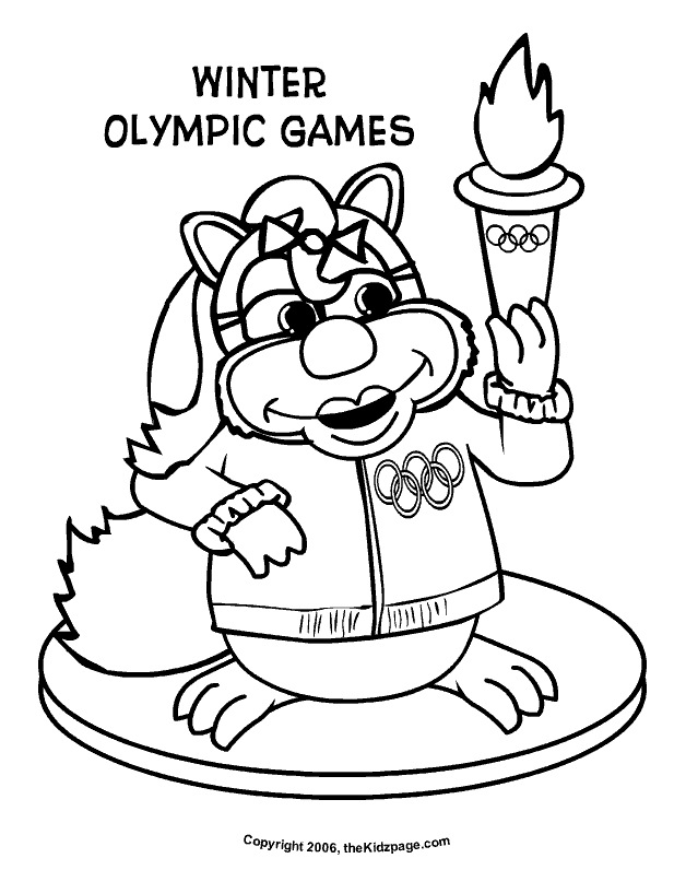 Winter Olympic Games - Free Coloring Pages for Kids - Printable ...
