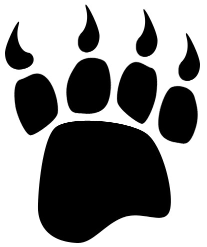 Bear Paw Clipart Black And White | Clipart Panda - Free Clipart Images