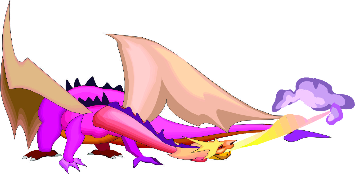 Pics Of Dragons Breathing Fire - ClipArt Best