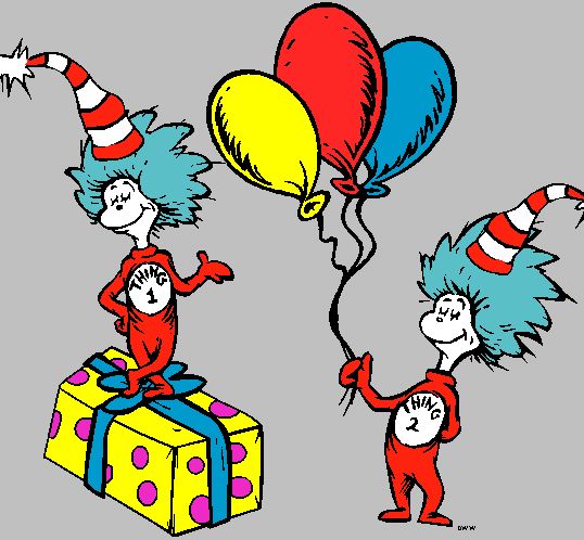 Pix For > Thing 1 And Thing 2 Clipart