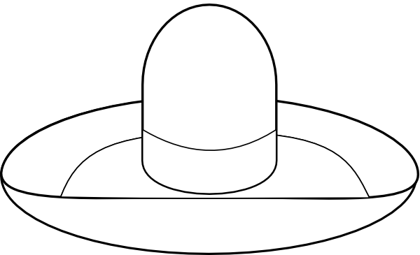 Sombrero Hat Template Free - ClipArt Best