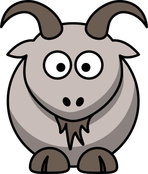 Cartoon Goat clip art - vector clip art online, royalty free ...