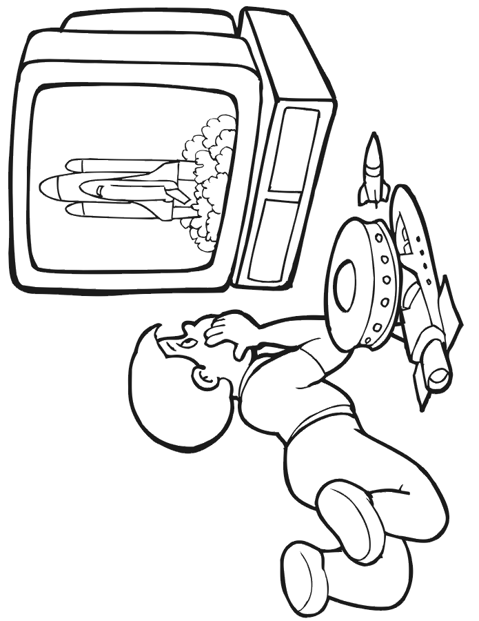 appliances television coloring pages - photo #24