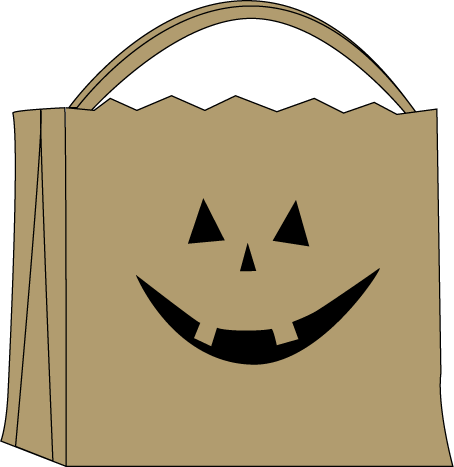 Trick or Treat Bag Clip Art - Trick or Treat Bag Image
