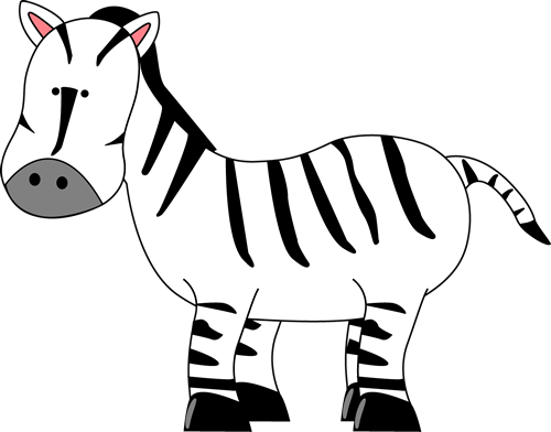 cute zebra clipart free - photo #10