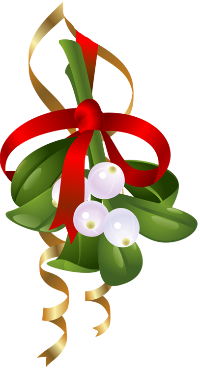 Mistletoe Twig and Ribbon - ClipArt Best - ClipArt Best