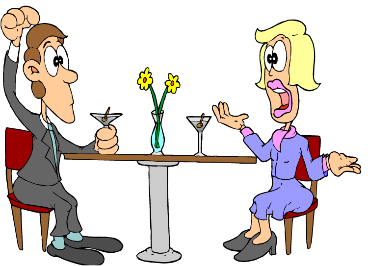 clipart man and woman talking - photo #3
