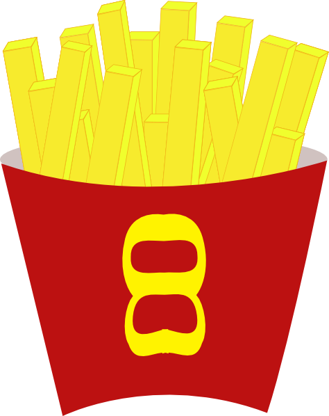 French Fries clip art - vector clip art online, royalty free ...