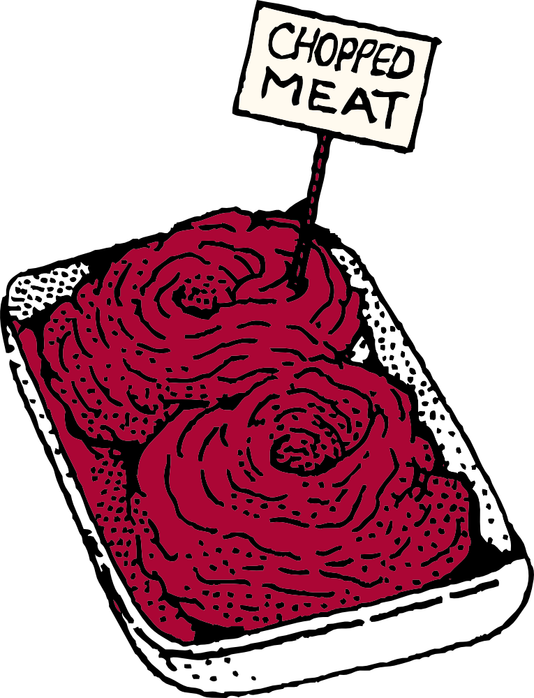OnlineLabels Clip Art - Chopped Meat