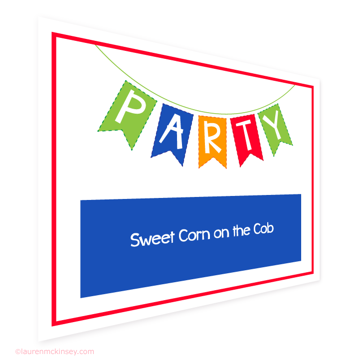 signs{it's a birthday party for boys} | Lauren McKinsey Printables