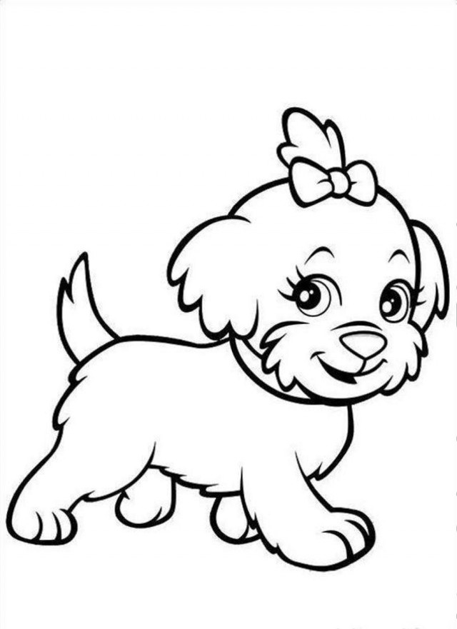 Polly Pocket Cute Puppy Coloring Page Coloringplus 20200 Puppy ...