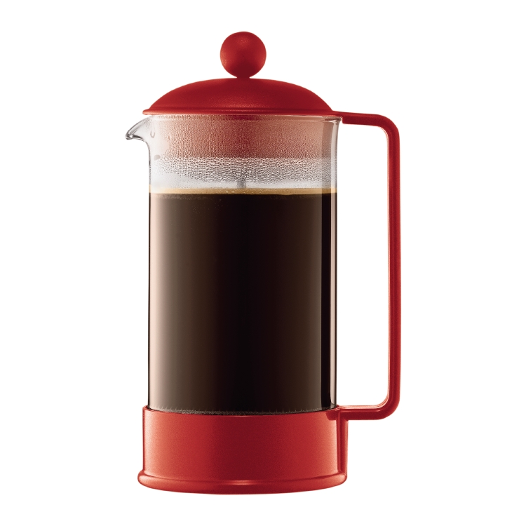 BRAZIL | Coffee maker, 8 cup, 1.0 l, 34 oz Red | Bodum Online Shop ...