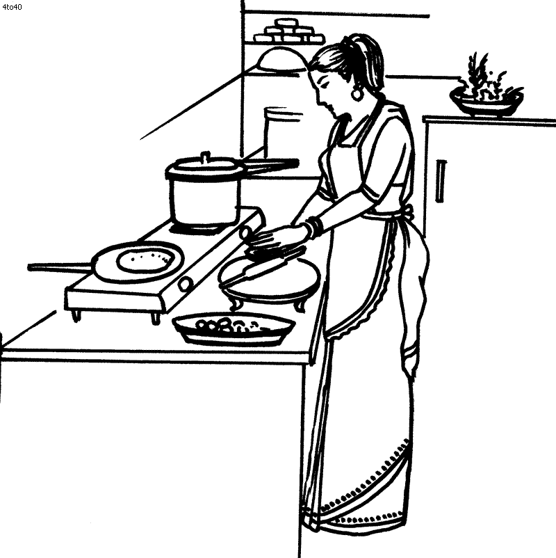 indian cuisine Colouring Pages (page 3)