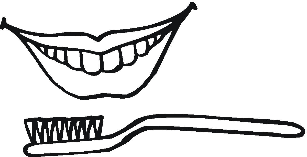 toothbrush Colouring Pages (page 2)