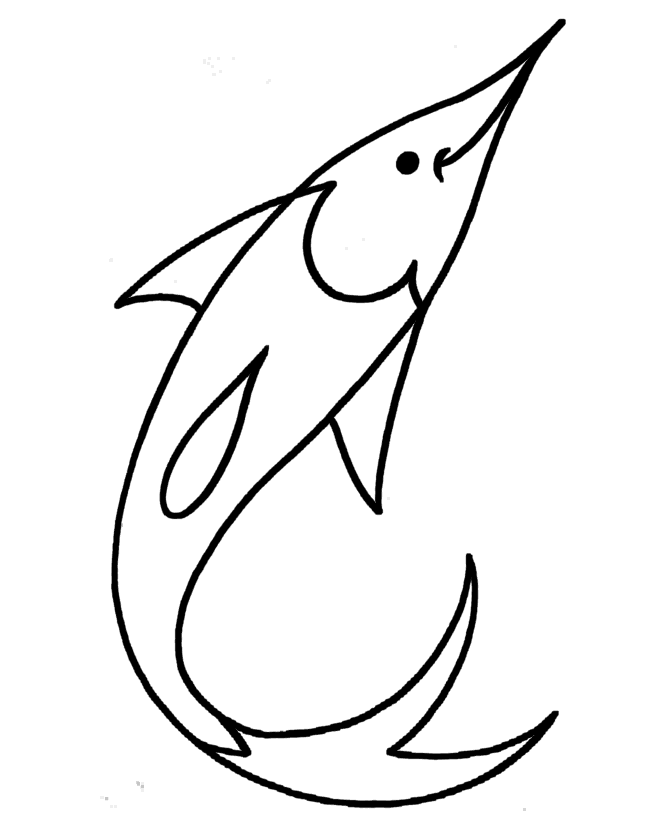 Pre-K Coloring Pages | Free Printable Fish Pre-K Coloring page ...