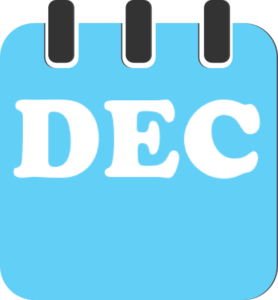 December Teal clip art - vector clip art online, royalty free ...