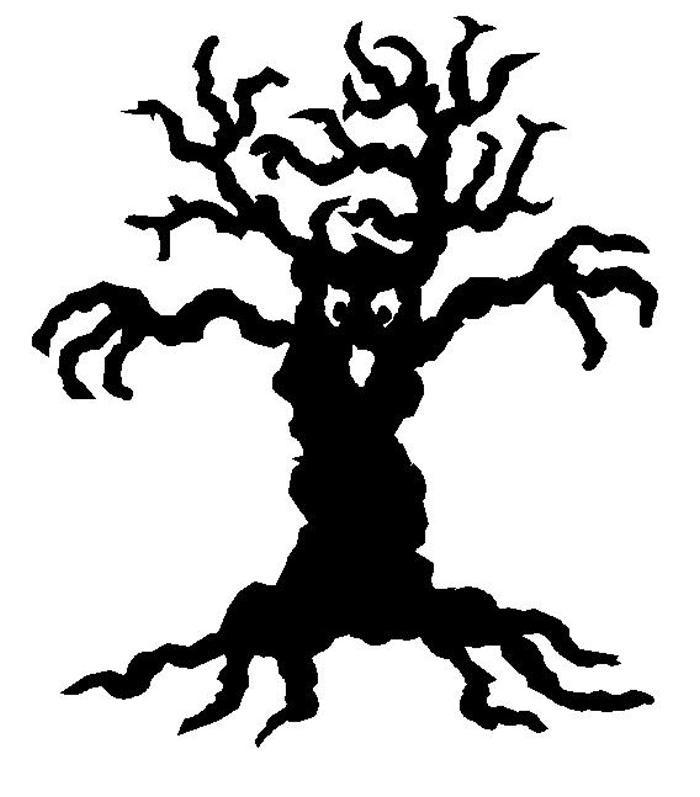 Scary Trees Clip Art