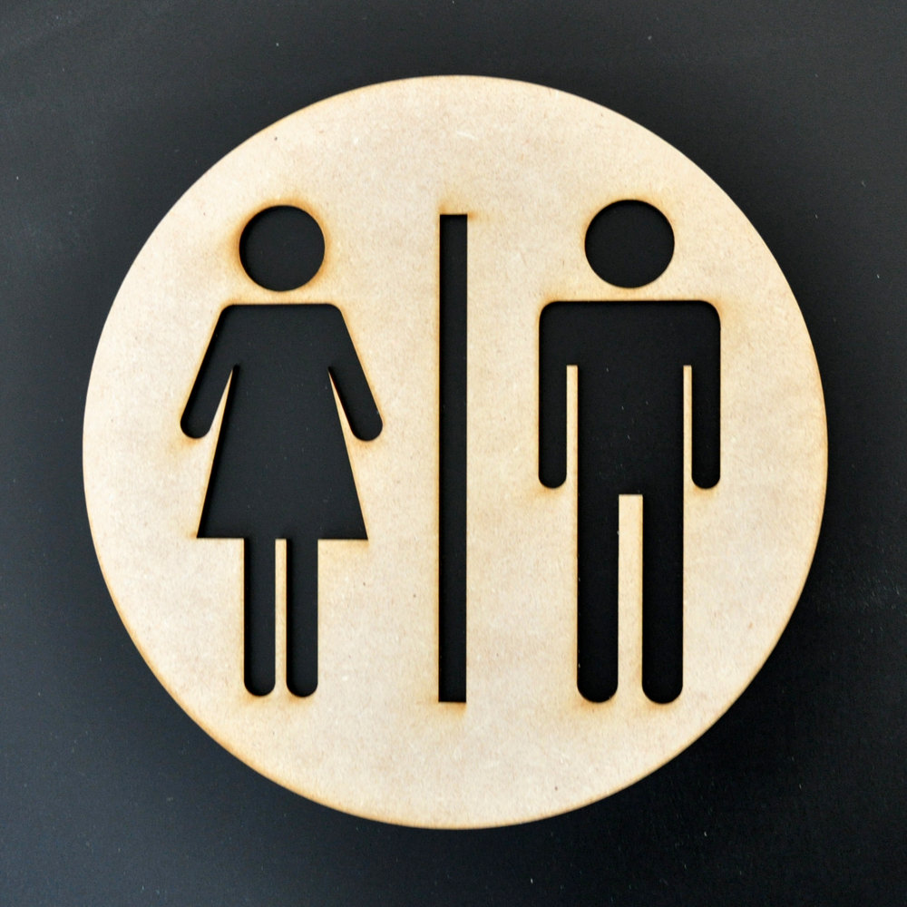Popular items for restroom sign on Etsy