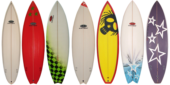 Custom Surfboards - Escape Surfboards