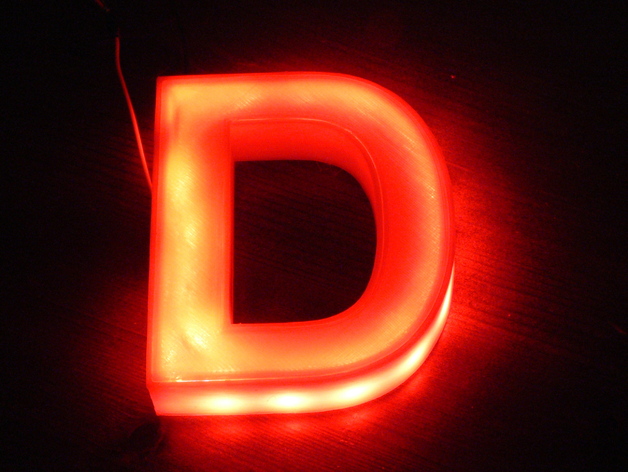 Illuminated Letter D, Der beleuchtete Buchstabe D by Bombastino ...