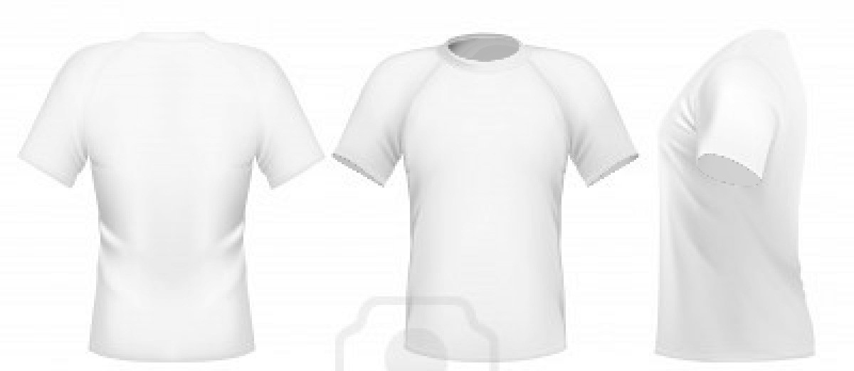 Vector Illustration Men S T Shirt Design Template Front Back And ...