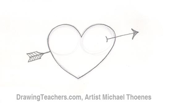 how-to-draw-a-heart-with-arrow ...