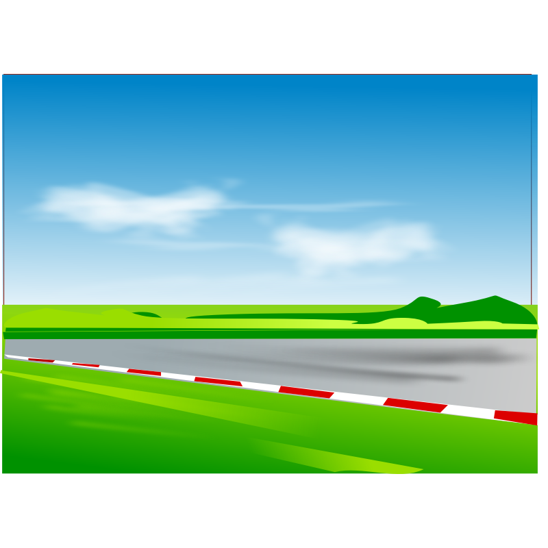 Clipart - race track