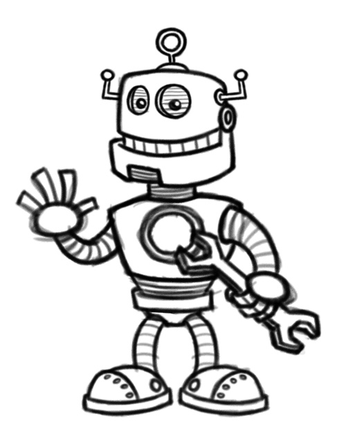 Robot Cartoon | lol-