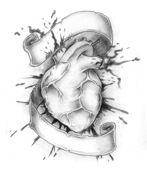 logan odriscoll: Heart Tattoos