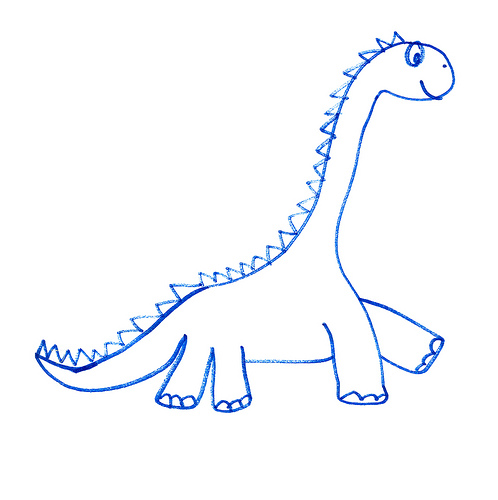 Mary's Dinosaur (Drawing) | Flickr - Photo Sharing!