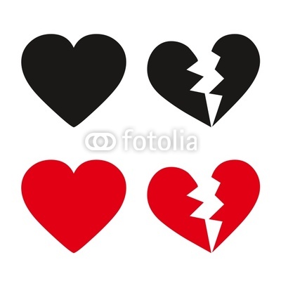 Vector love heart break" Stock image and royalty-free vector files ...