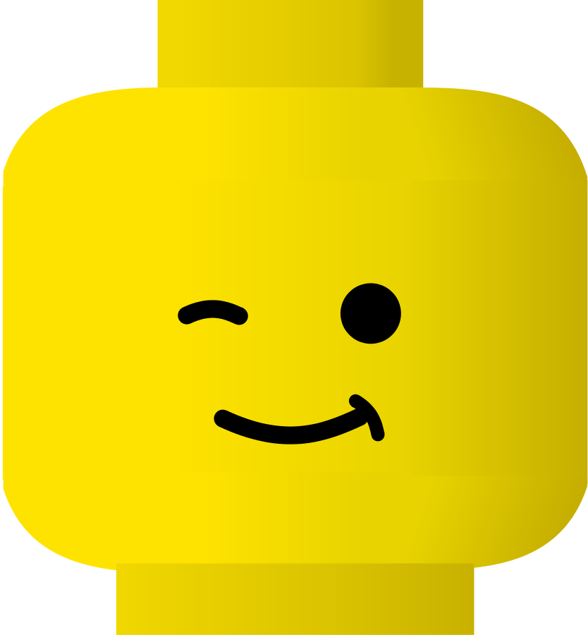 LEGO smiley wink Clipart, vector clip art online, royalty free ...