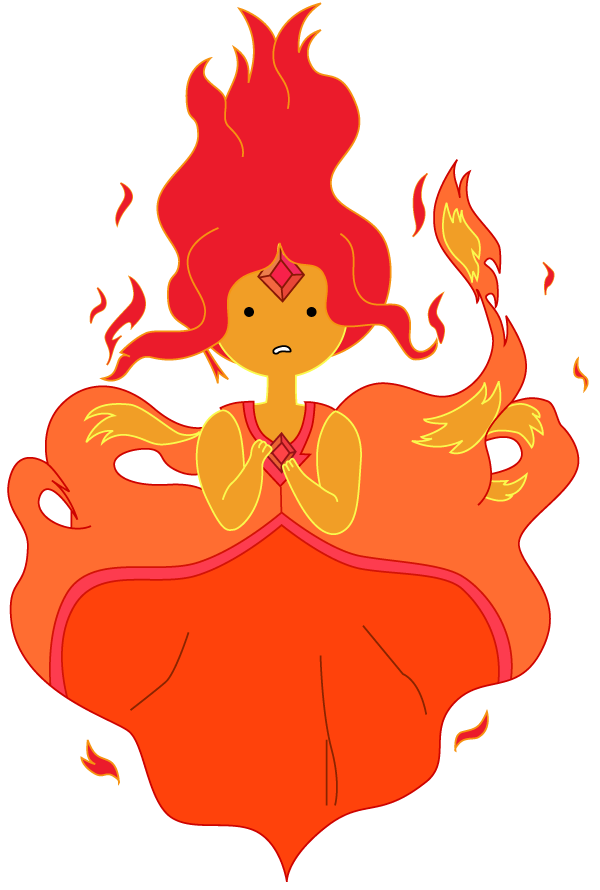 Flame Princess Vector From Adventure Time by Juliefoo on deviantART