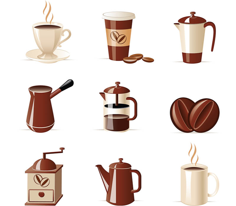 coffee | Free Stock Vector Art & Illustrations, EPS, AI, SVG, CDR, PSD